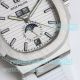 Swiss Replica TW Factory Patek Philippe Nautilus 5726 White Dial Calendar Wristwatch (3)_th.jpg